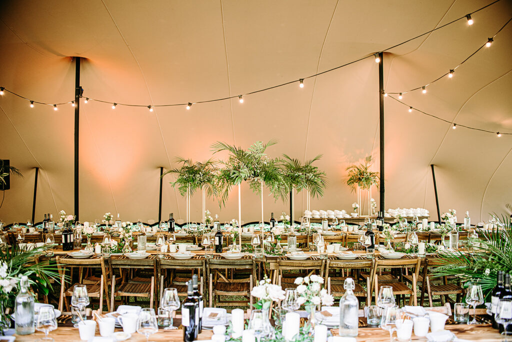 Stretch tent marquee for a wedding planned by Natasha Spencer Weddings & Events at a private home near Canterbury, Kent