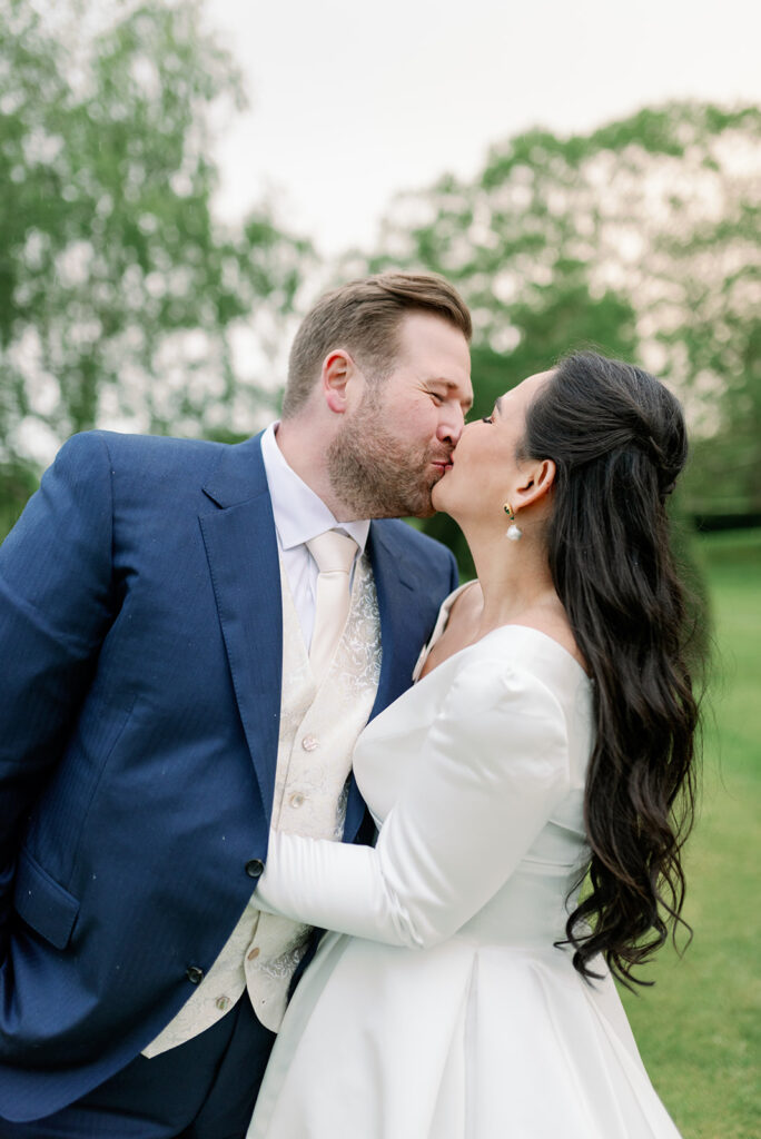 Sam and James - Celebrating their intimate stretch tent marquee wedding in Canterbury, Kent